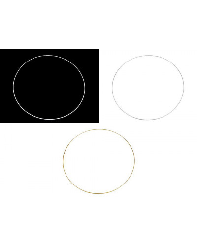 Kovový kruh na lapač snů / k dekorování Ø60 cm | Mimib