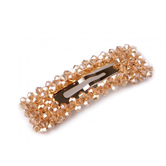 Sponka do vlasů pukačka s broušenými korálky | Mimib