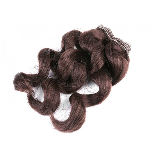 Paruka / vlasy pro panenky 25 cm vlnité | Mimib