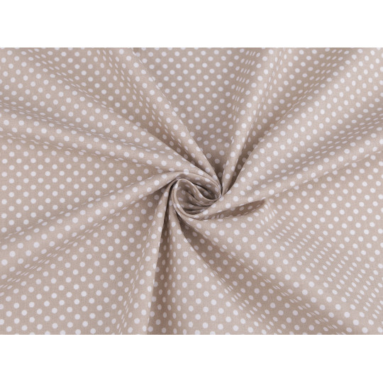 Bavlněná látka / plátno puntíky | Mimib