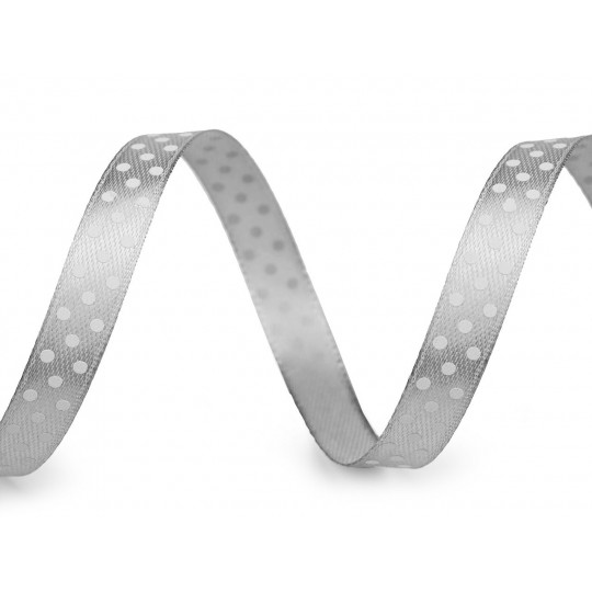 Saténová stuha s puntíky šíře 10 mm | Mimib