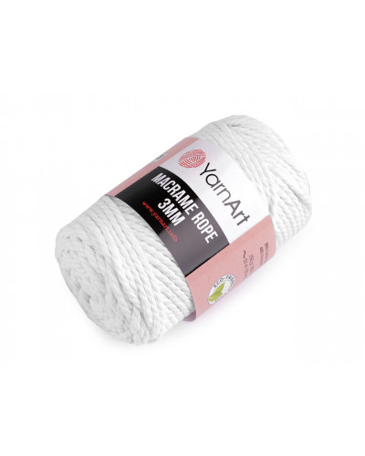 Pletací příze Macrame Rope 3 mm 250 g | Mimib