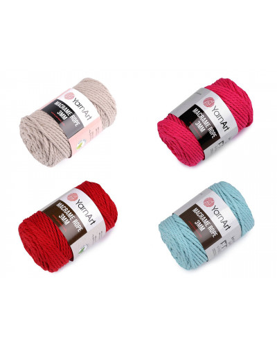 Pletací příze Macrame Rope 3 mm 250 g | Mimib