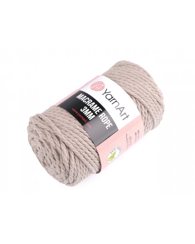 Pletací příze Macrame Rope 3 mm 250 g | Mimib