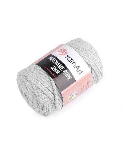 Pletací příze Macrame Rope 3 mm 250 g | Mimib