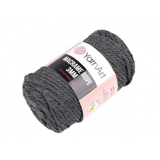 Pletací příze Macrame Rope 3 mm 250 g | Mimib