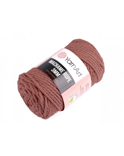 Pletací příze Macrame Rope 3 mm 250 g | Mimib