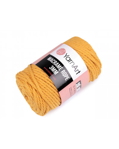 Pletací příze Macrame Rope 3 mm 250 g | Mimib