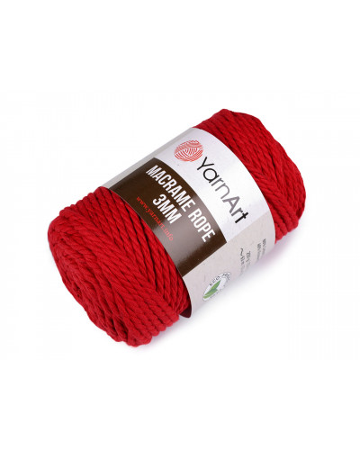 Pletací příze Macrame Rope 3 mm 250 g | Mimib