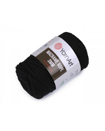 Pletací příze Macrame Rope 3 mm 250 g | Mimib