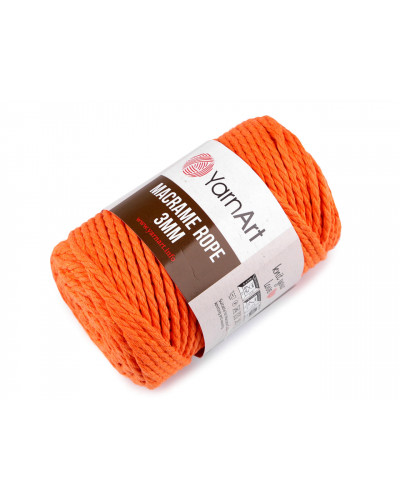 Pletací příze Macrame Rope 3 mm 250 g | Mimib