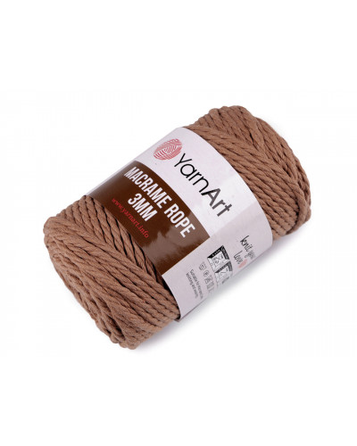 Pletací příze Macrame Rope 3 mm 250 g | Mimib