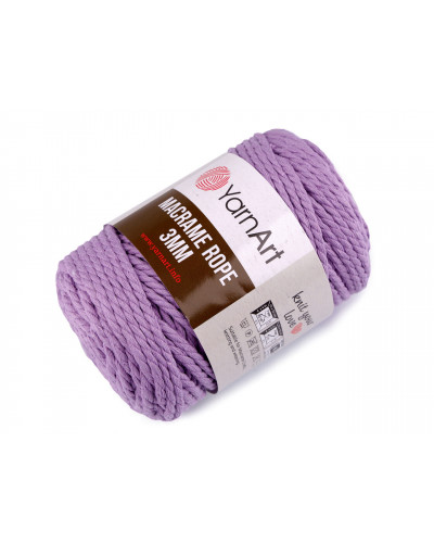 Pletací příze Macrame Rope 3 mm 250 g | Mimib