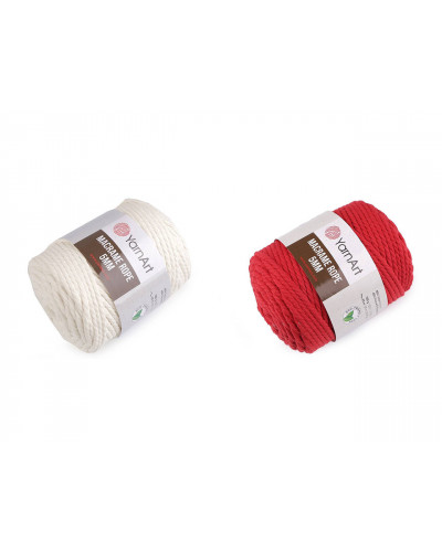 Pletací příze Macrame Rope 5 mm 500 g | Mimib