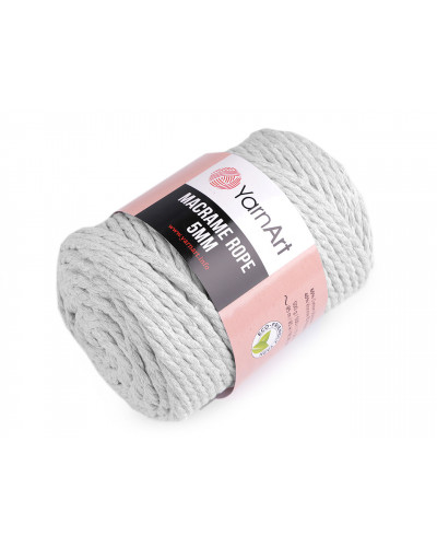 Pletací příze Macrame Rope 5 mm 500 g | Mimib