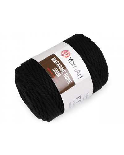 Pletací příze Macrame Rope 5 mm 500 g | Mimib