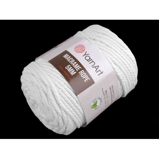 Pletací příze Macrame Rope 5 mm 500 g | Mimib