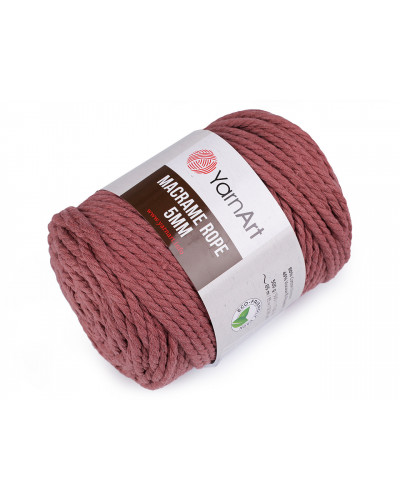 Pletací příze Macrame Rope 5 mm 500 g | Mimib