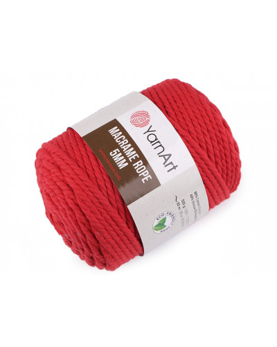 Pletací příze Macrame Rope 5 mm 500 g | Mimib