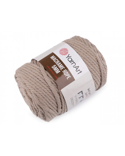 Pletací příze Macrame Rope 5 mm 500 g | Mimib