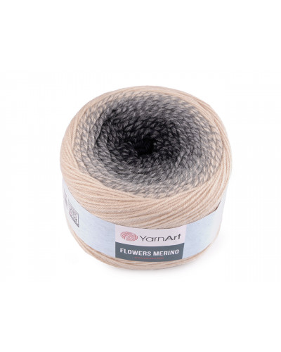 Pletací příze Flowers merino 225 g | Mimib