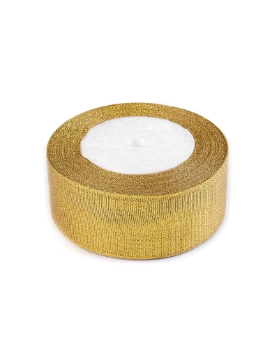 Brokátová stuha šíře 38 mm s lurexem | Mimib