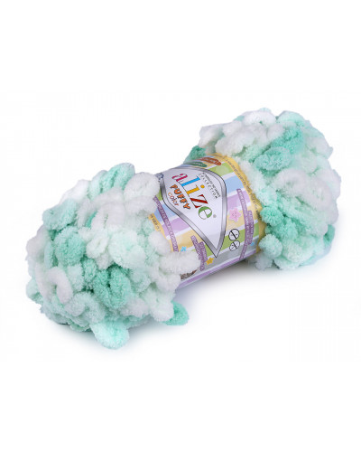 Pletací příze Alize Puffy color 100 g | Mimib