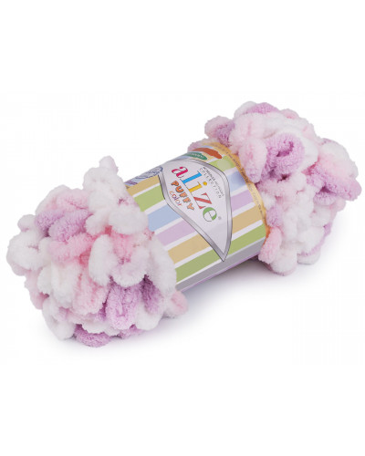 Pletací příze Alize Puffy color 100 g | Mimib