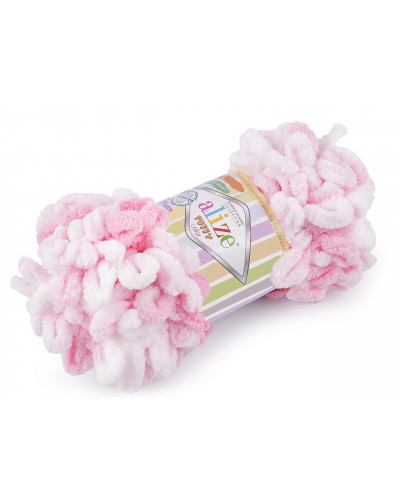 Pletací příze Alize Puffy color 100 g | Mimib