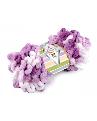 Pletací příze Alize Puffy color 100 g | Mimib