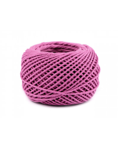 Bavlněná příze macrame / háčkovací 40 g | Mimib