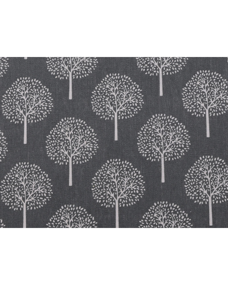 Bavlněná metráž / imitace lnu hrubší, stromy | Mimib