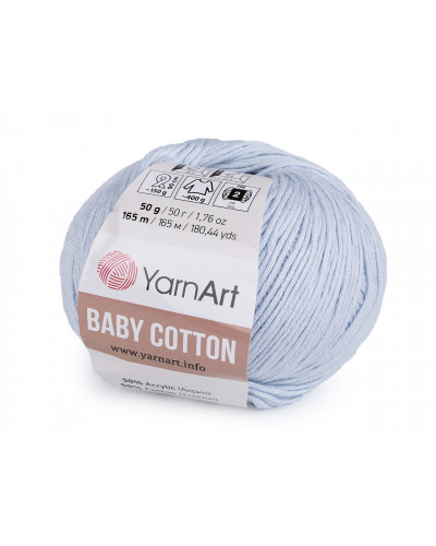 Pletací příze Baby Cotton 50 g | Mimib