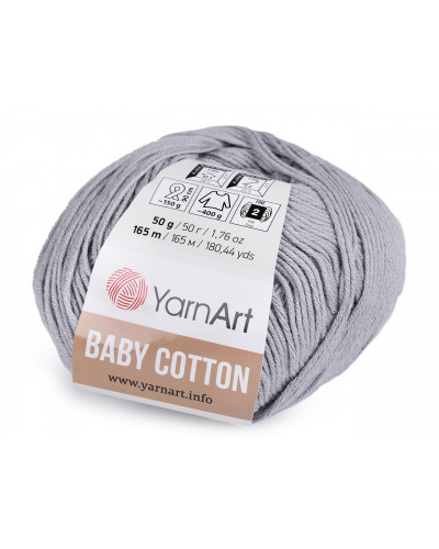 Pletací příze Baby Cotton 50 g | Mimib