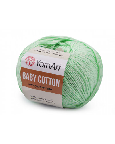 Pletací příze Baby Cotton 50 g | Mimib