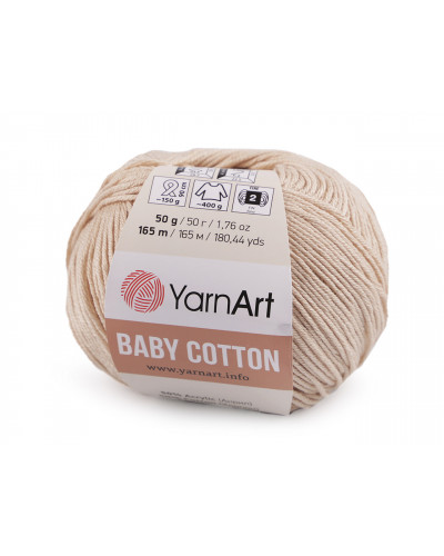 Pletací příze Baby Cotton 50 g | Mimib