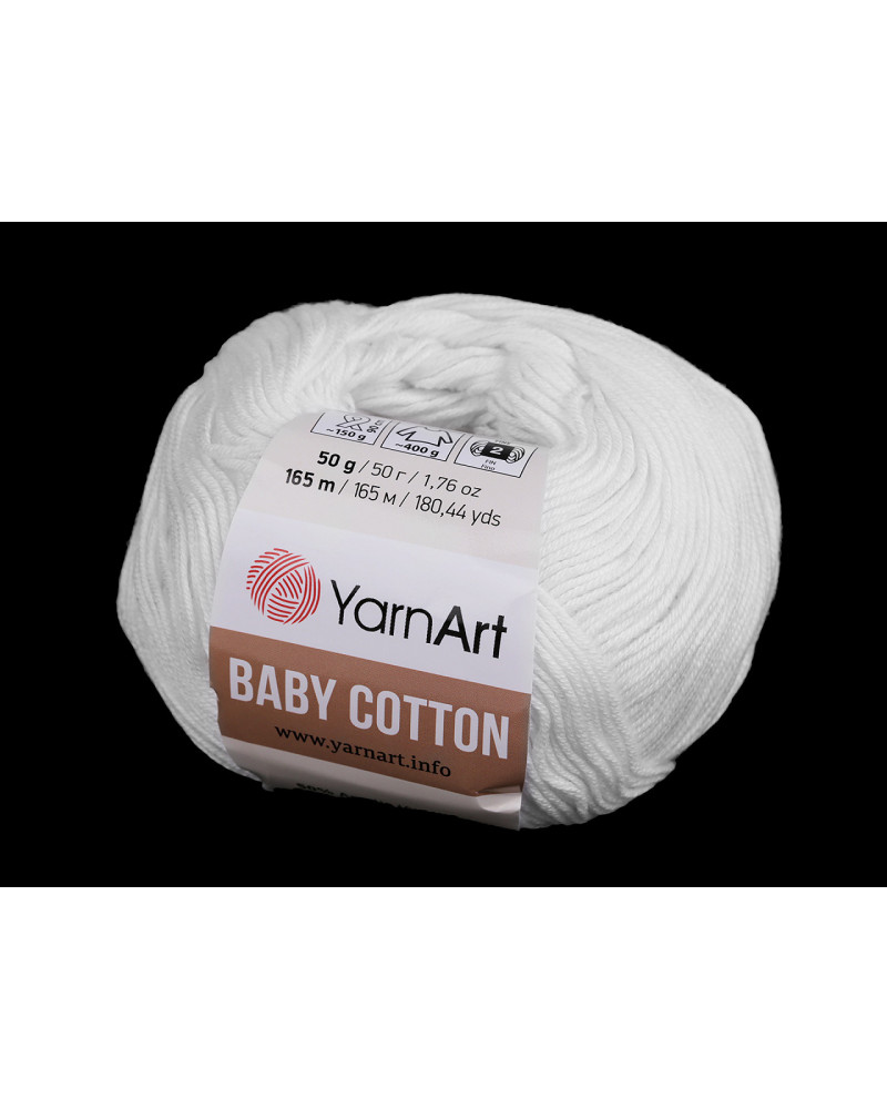 Pletací příze Baby Cotton 50 g | Mimib