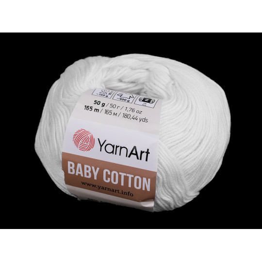 Pletací příze Baby Cotton 50 g | Mimib