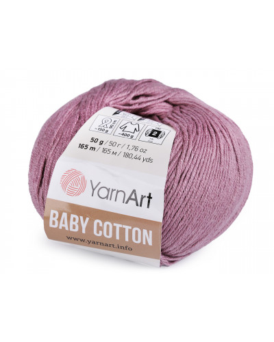 Pletací příze Baby Cotton 50 g | Mimib