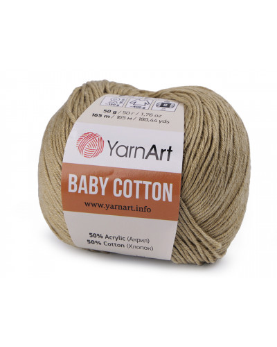 Pletací příze Baby Cotton 50 g | Mimib