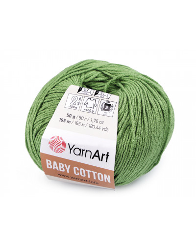 Pletací příze Baby Cotton 50 g | Mimib