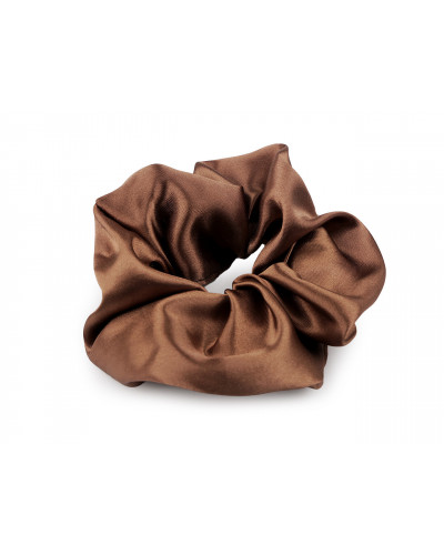 Saténová scrunchie gumička do vlasů | Mimib