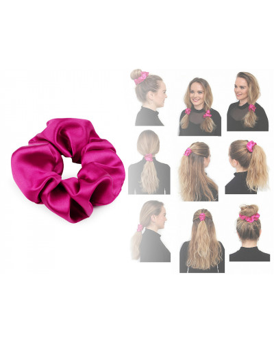 Saténová scrunchie gumička do vlasů | Mimib