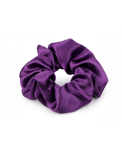 Saténová scrunchie gumička do vlasů | Mimib