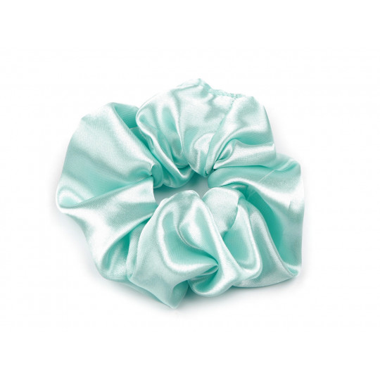 Saténová scrunchie gumička do vlasů | Mimib