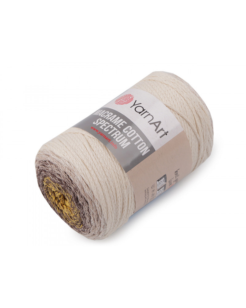 Pletací příze Macrame Cotton Spectrum 250 g | Mimib