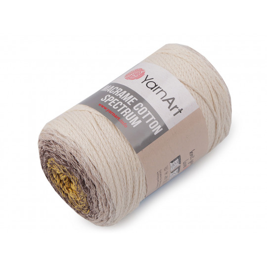 Pletací příze Macrame Cotton Spectrum 250 g | Mimib