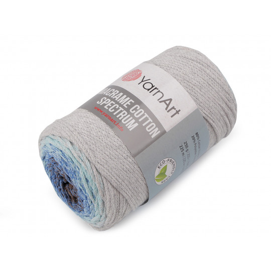 Pletací příze Macrame Cotton Spectrum 250 g | Mimib