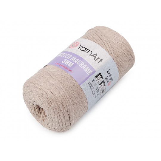 Pletací příze Twisted Macrame 250 g | Mimib