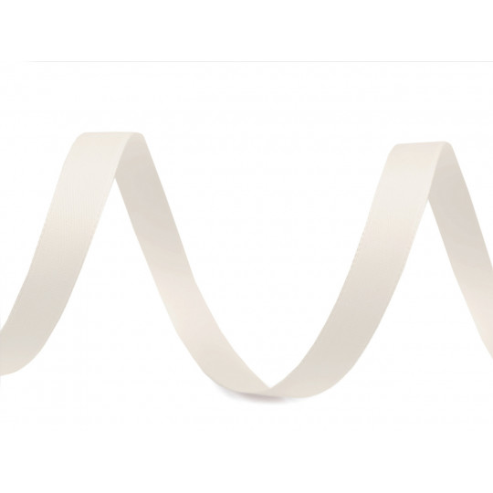 Atlasová hedvábná stuha oboulící šíře 10 mm matná | Mimib